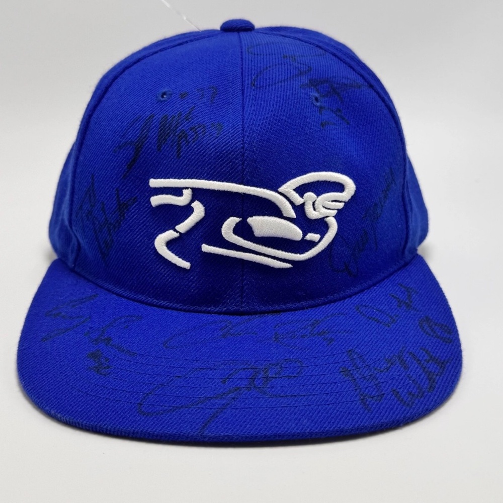 NFL Players Association Signed Blue w White Adjustable Strapback Players Inc Hat